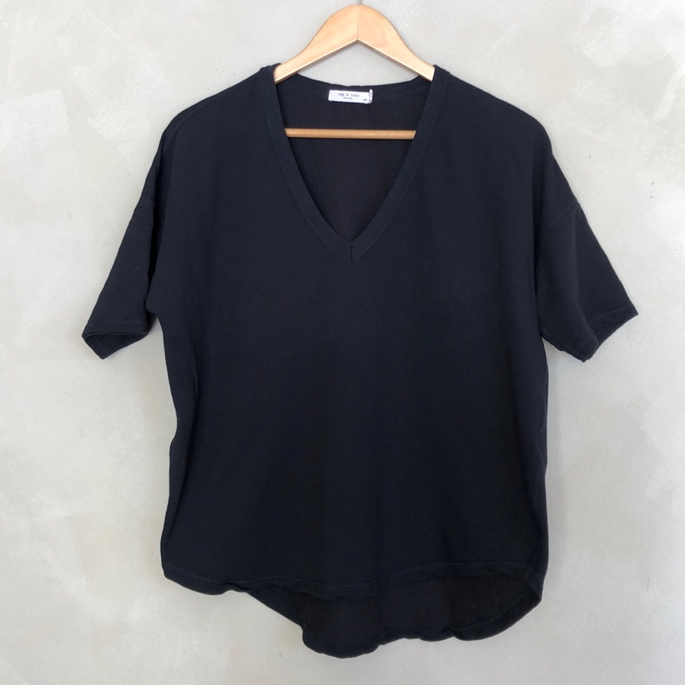 Rag & Bone v neck short sleeve top